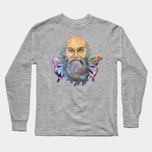 Ram Dass with Butterfly Wings Long Sleeve T-Shirt